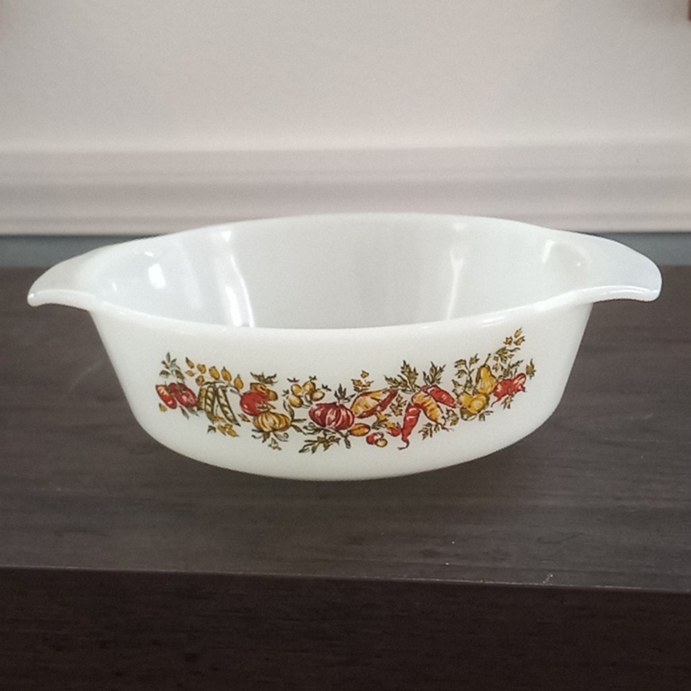 Vintage FireKing  Harvest Vegetable bowl 1 qt. No chips or cracks.
